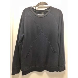 Navy blue cotton sweatshirt